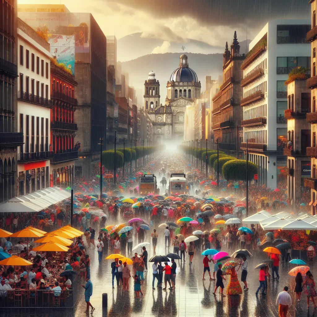 Hvordan er vejret i Mexico City i juli?
