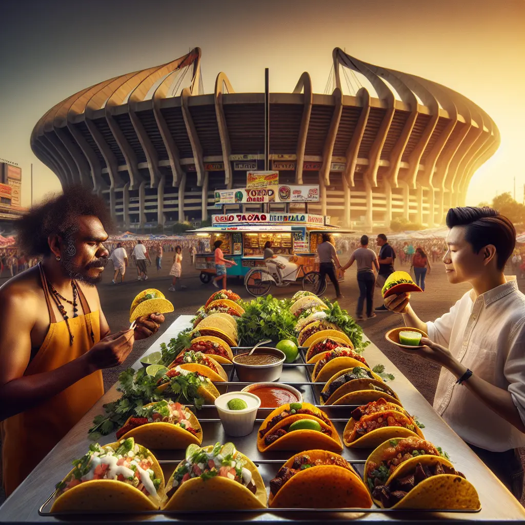 11 tacos, du skal prøve, tæt på Estadio Universitario